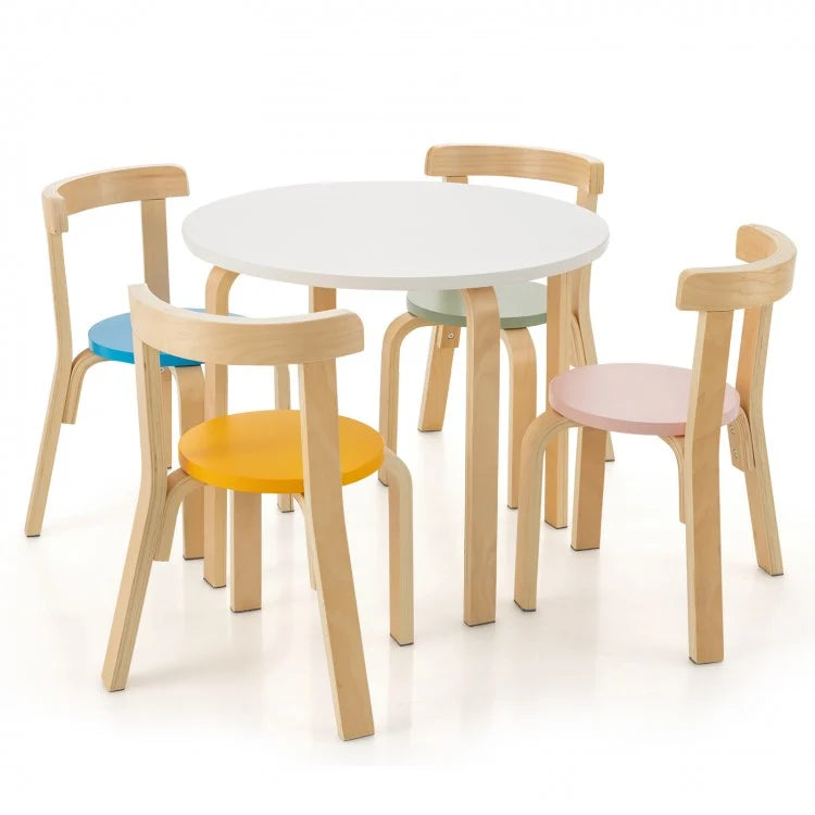 Wooden Desk And Chair Set For Kids