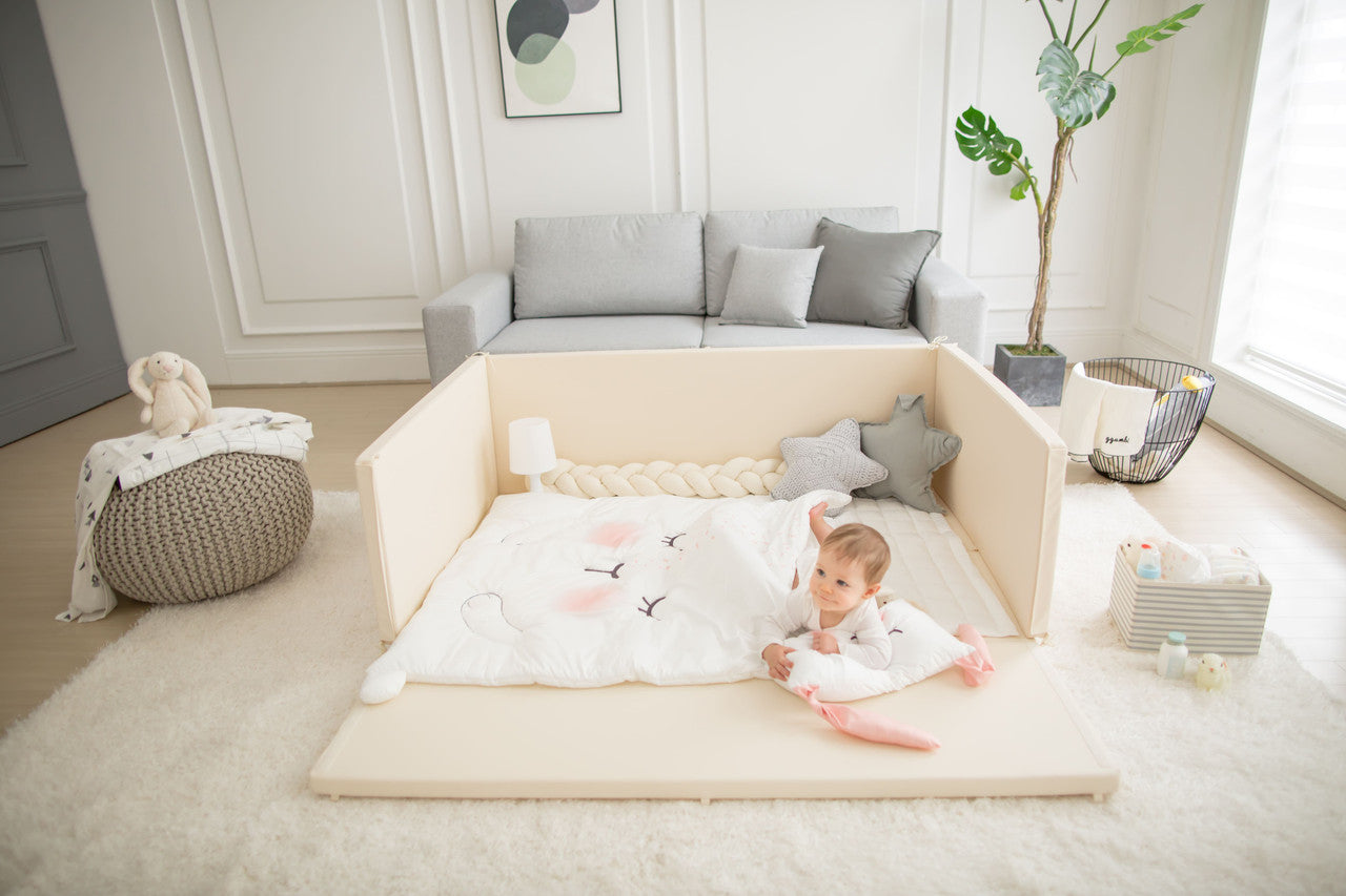 Baby playpen bed best sale