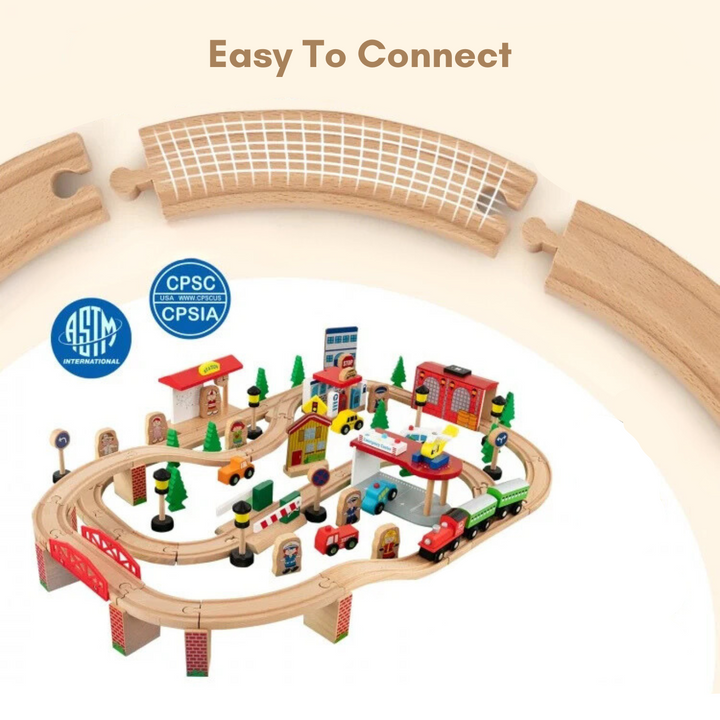 Wooden Table With Train Playset 2 - Manual