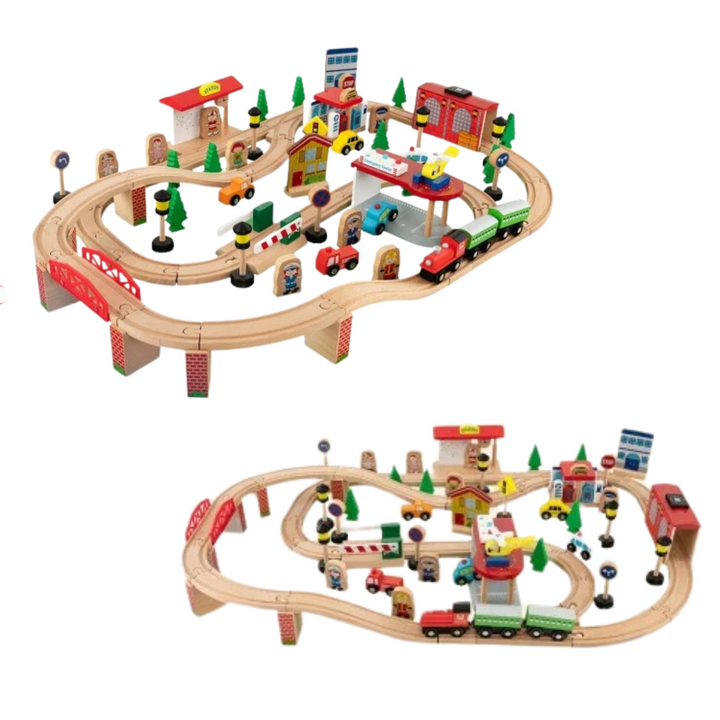 Wooden Table With Train Playset 2 - Manual