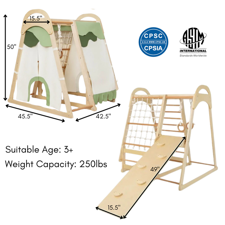 6 in 1 Kids Jungle Gym Playset