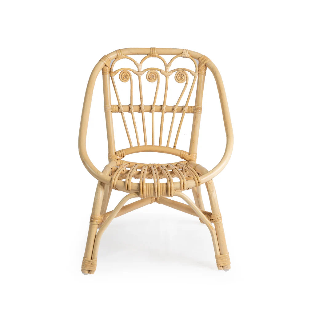 Rattan Kids Chairs (Set Of 2)