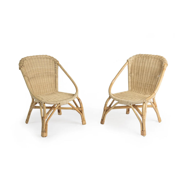 Rattan Kids Chairs - FAWN (Set Of 2)