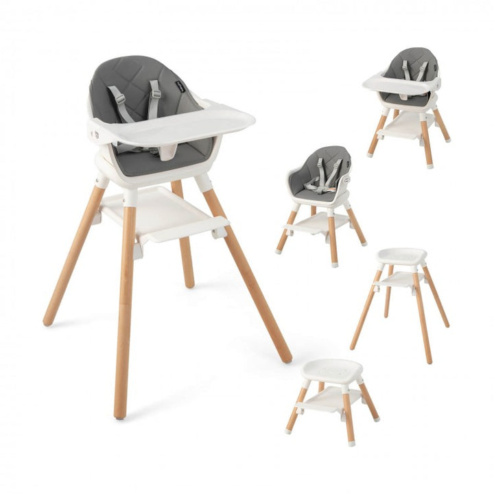 6 In 1 Convertible Baby High Chair