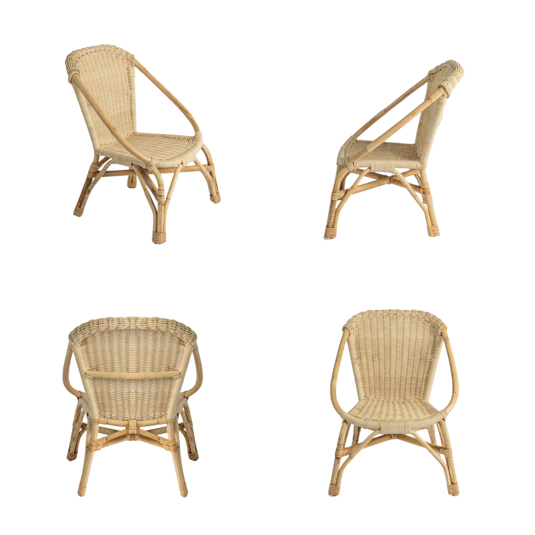 Rattan Kids Chairs - FAWN (Set Of 2)