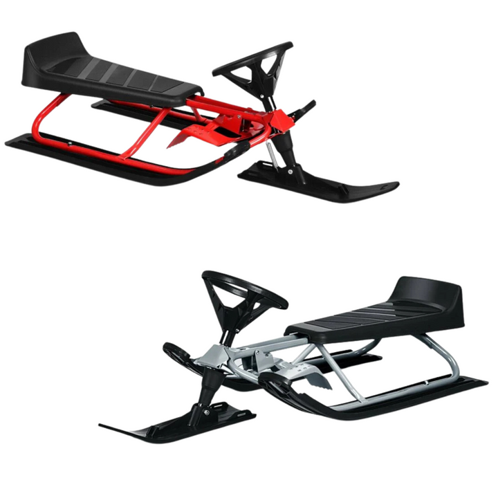 Snow Sled with Steering Wheel